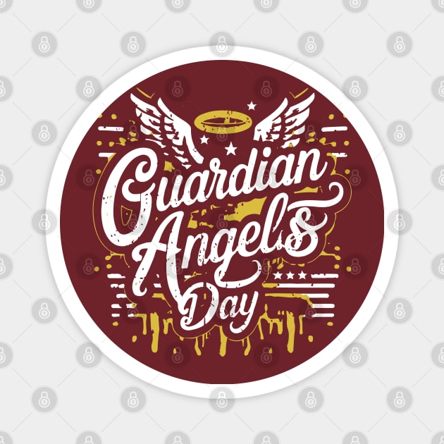 Guardian Angels Day - October Magnet by irfankokabi